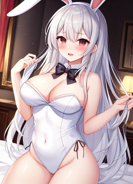 バニーコスをしてくれた彼女