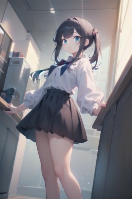 黒髪少女