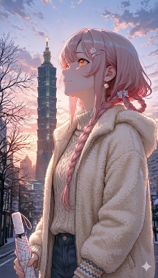 夕陽に染まる台北の少女の記憶