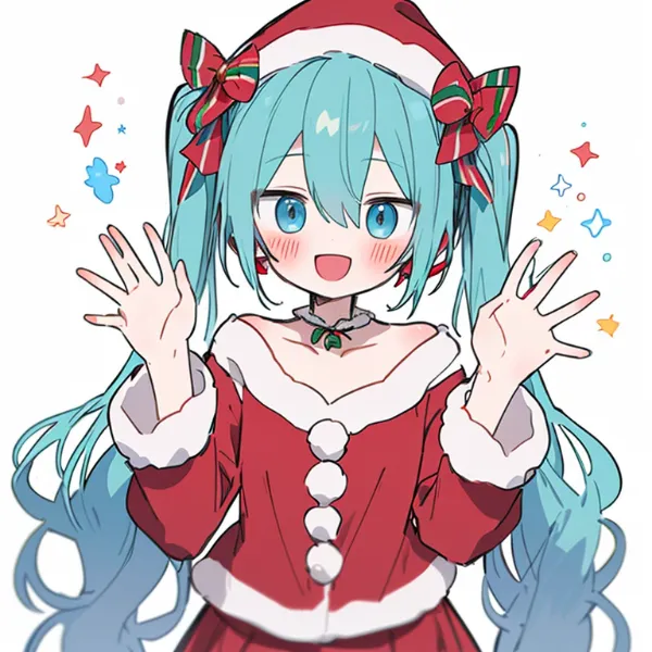 サンタクロースの初音ミク🎅