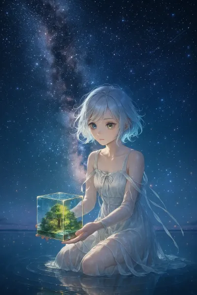 星空に浮かぶ小さな生命の守護者