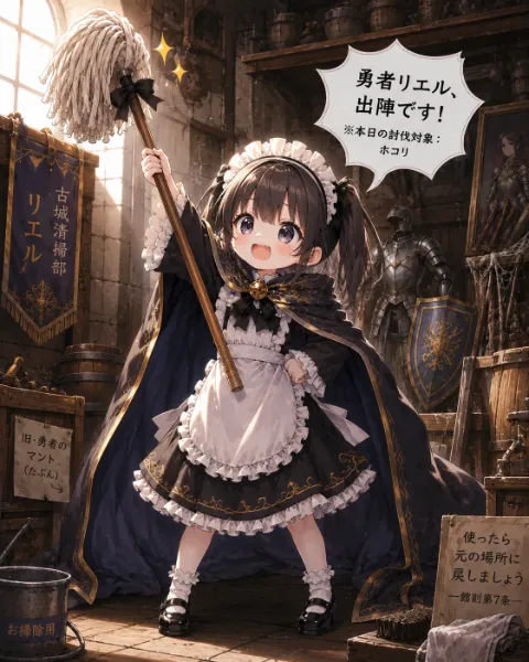 掃除の勇者リエル