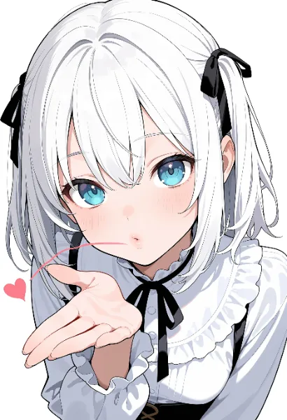 うちの子の投げキッス