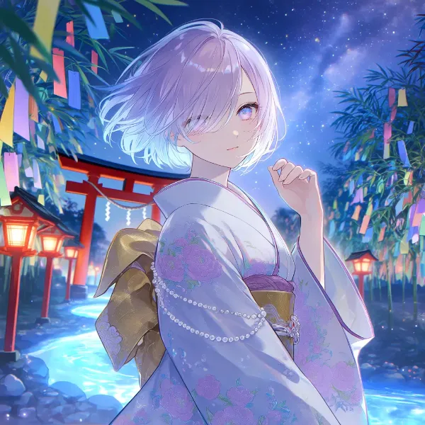 織姫なミラと星降る神社