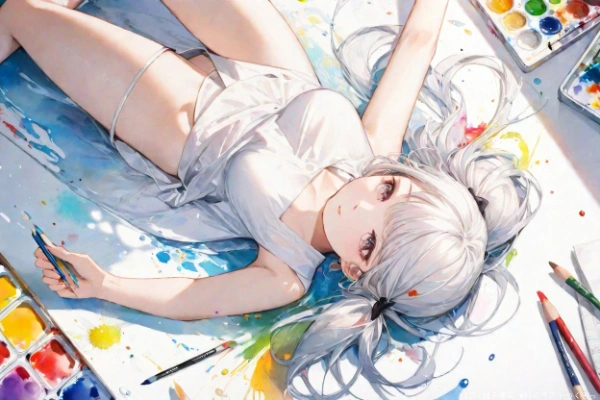 貴方はこの女の子にどんな色を付けますか