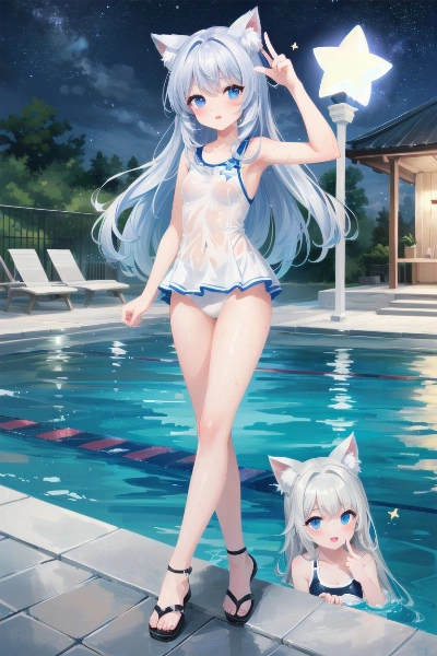 Girls Star Light Pool