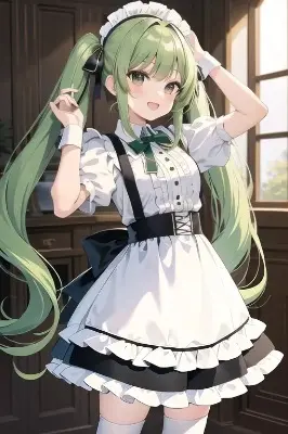 メイドカフェで初音ミク