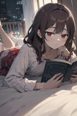 寝そべり 読書