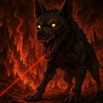 地獄のレーザー狼の咆哮