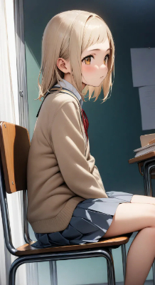 退屈な授業中
