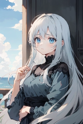 銀髪