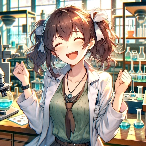 日曜日に研究室で元気いっぱい