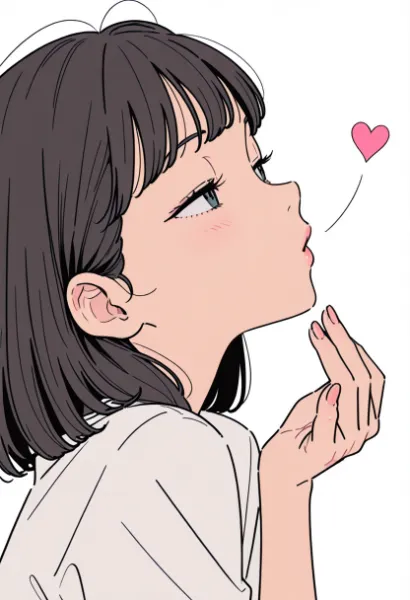 恋の風に飛ぶハートキス