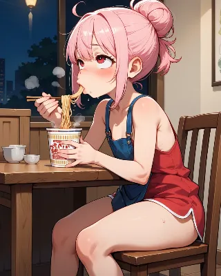 食べるときの顔が…