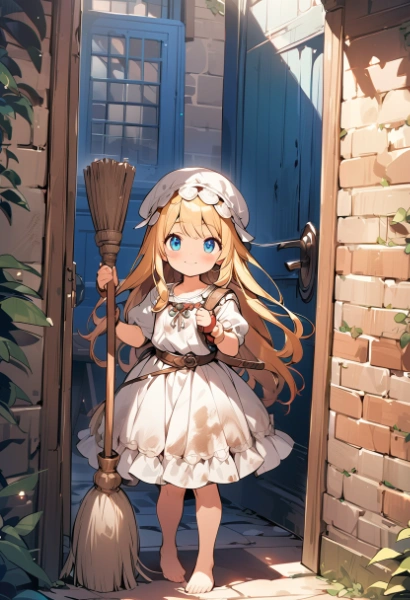 宿屋に預けられた少女