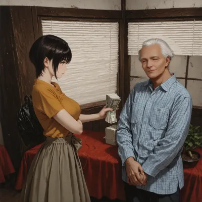 金融業者に誠意を見せたアニメ先生