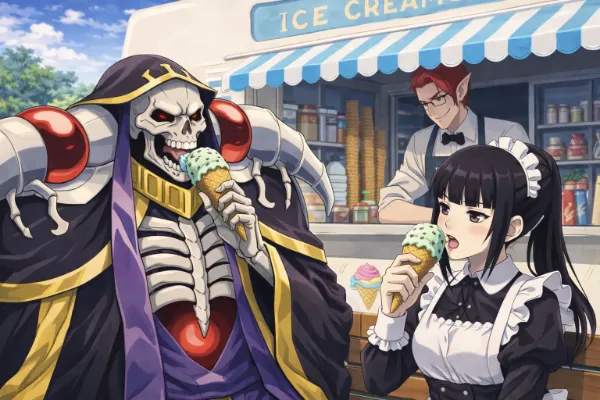 アインズ様とナーベラルガンマ