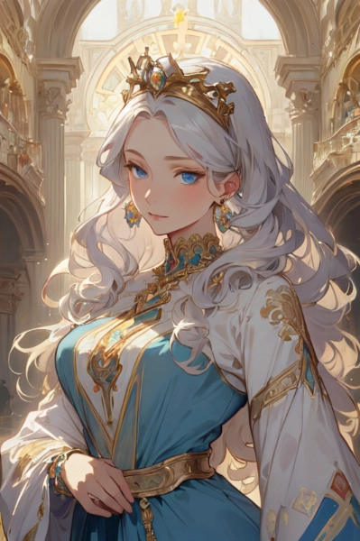 銀髪の王女
