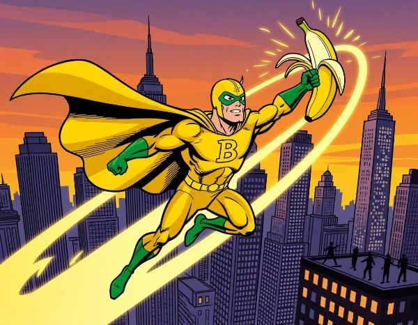 【キャプテン・バナナ】正義の黄色い閃光 - [Captain Banana] Yellow Flash of Justice