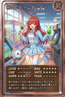 昼カード「明るいゲームセンター」