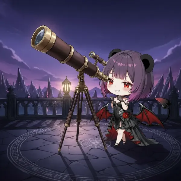 🐼「望遠鏡」の巻き🏰