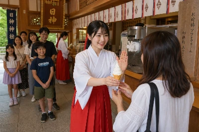 御祈祷ソフトクリーム