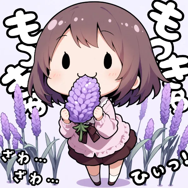 お題:ラベンダー企画で生成された画像