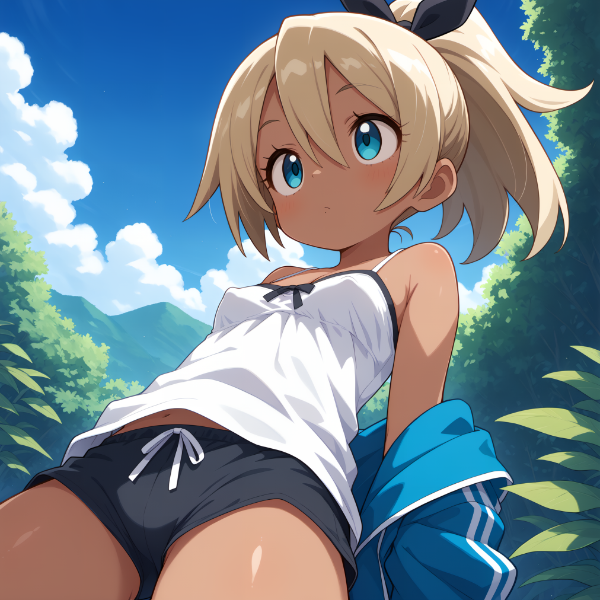 ノーブラ背反らしキャミソールを見てニヤニヤする回