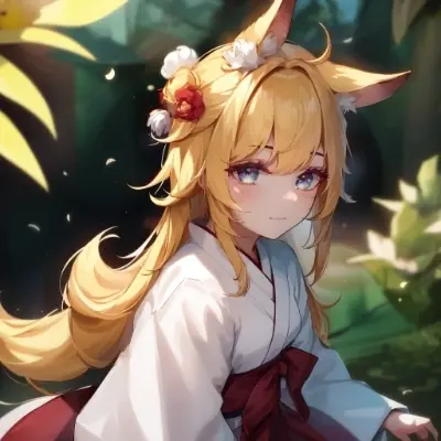 狐耳巫女