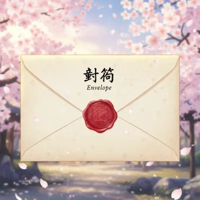 桜舞う封筒の秘密の手紙