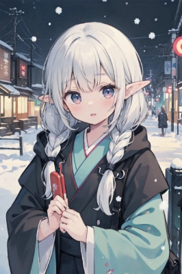 和風エルフさん