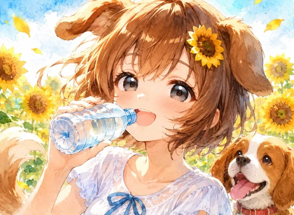 あついね～
