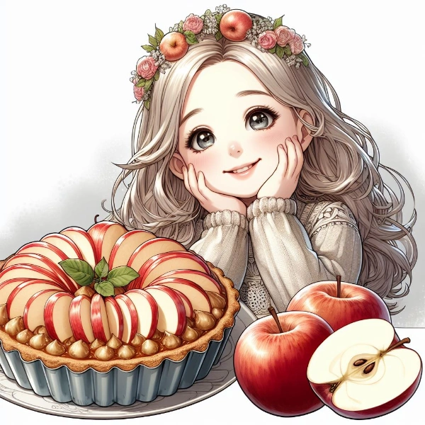 タルト・オ・ポム（フランス式リンゴタルト）