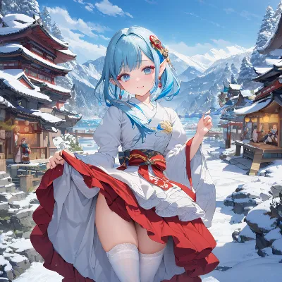 お正月エルフさん