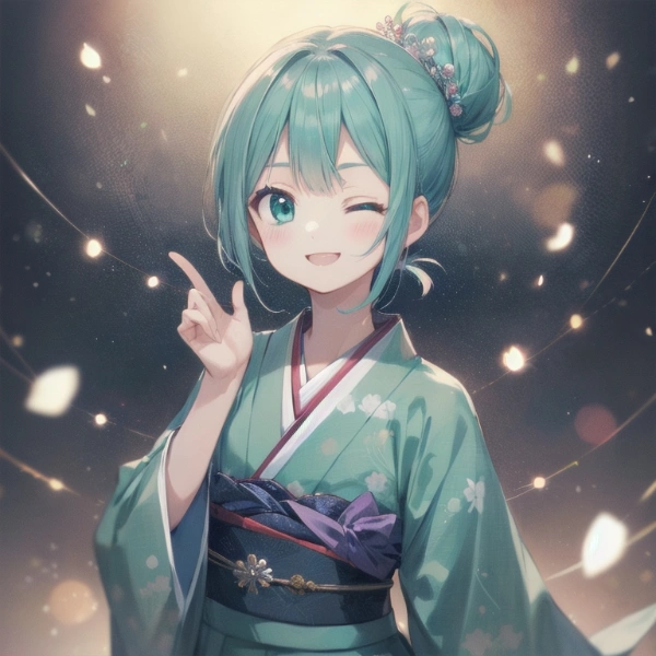 常磐アクア(振袖)