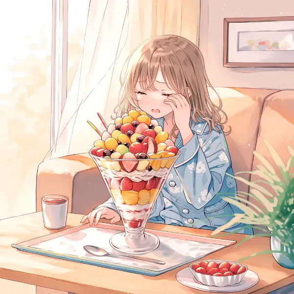 モーニングパフェ