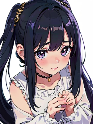 伏し目少女 4