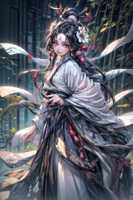 hanfu chinese clothes long sleeves wide sleeves