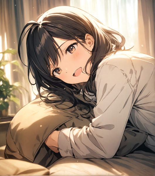 寝起きの団地妻