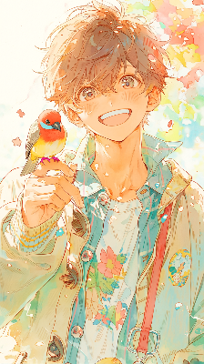 文鳥と少年