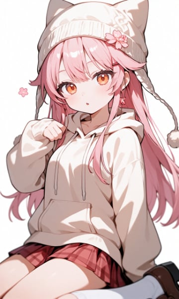 暇つぶしで作ったピンク髪ガールズ