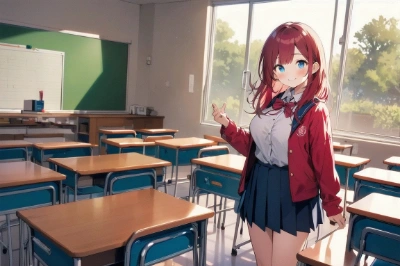 赤毛の女の子