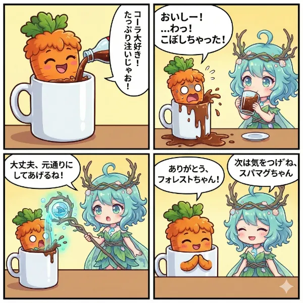 スパマグちゃんのコーラー大ピンチ！