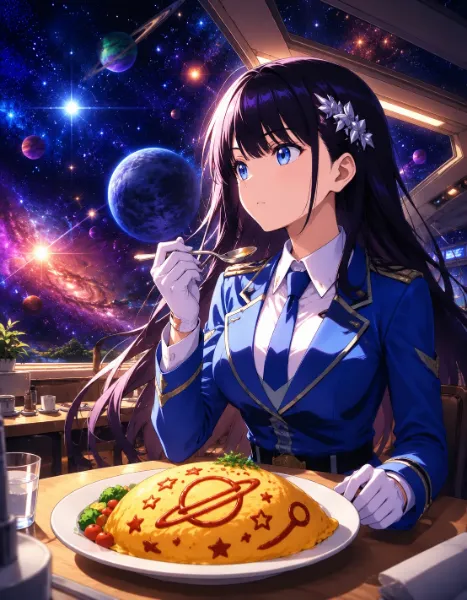 宇宙のオムライス