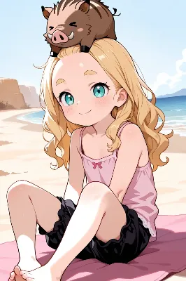 アイピク島のおでこちゃん