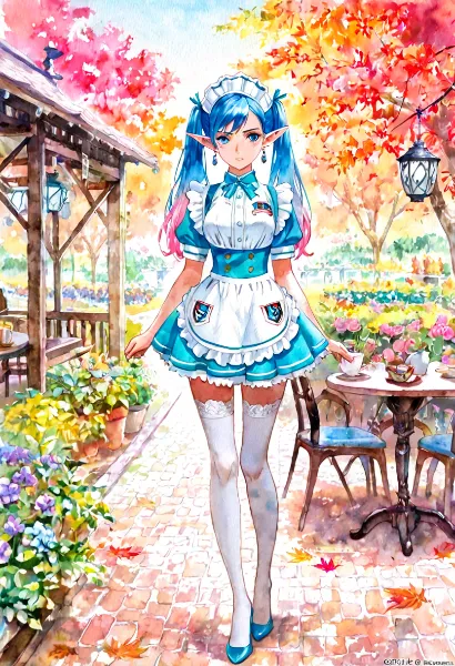 装飾の巡りが、紅葉の奥でそっと揺れるとき