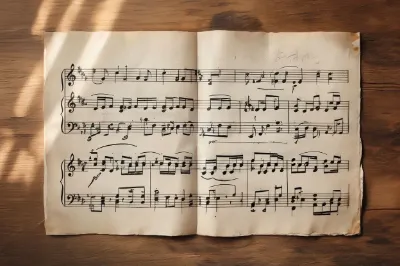 古い楽譜に刻まれた失われた旋律