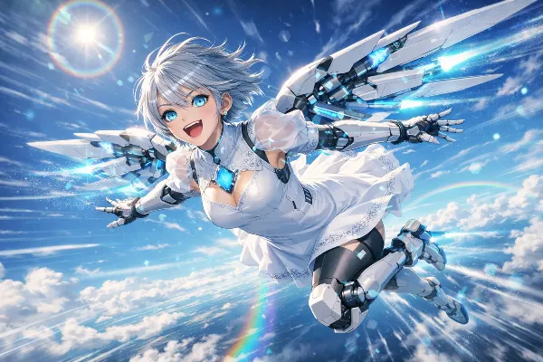 機械天使の自由な空の旅