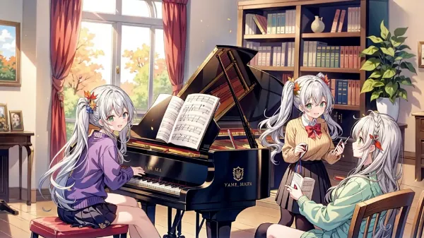 秋の調べに集う三姉妹の調べ