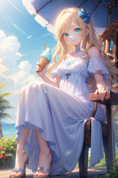 アイスを食べるお嬢さま﻿（じつは海賊の頭）其之二